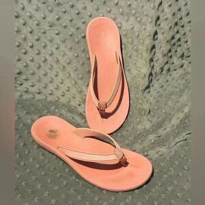 OluKai Women’s Kapehe‎ Flip Flops In Rosette Pink Sandals Shoes - Size 8